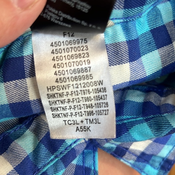 THE NORTH FACE Long Sleeve Plaid Pearl Snap Shirt, Size Large - Picture 11 of 12